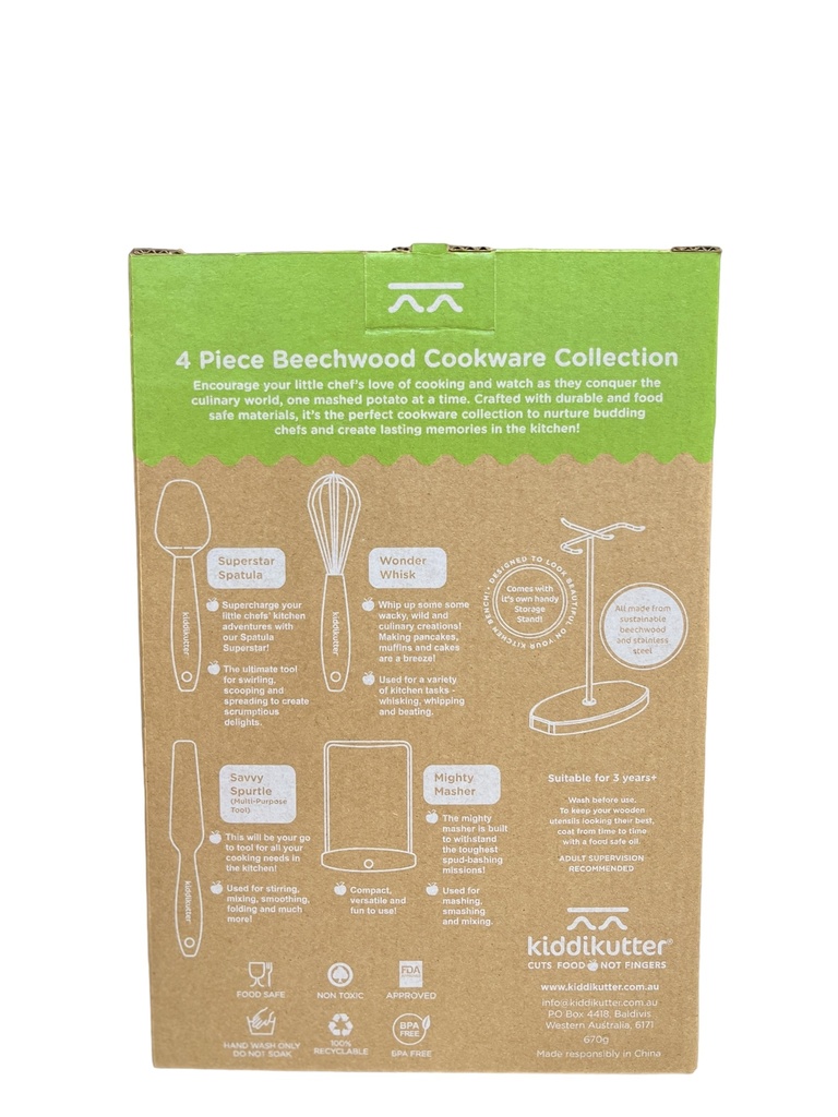 COFFRET USTENSILES KIDDIKUTTER