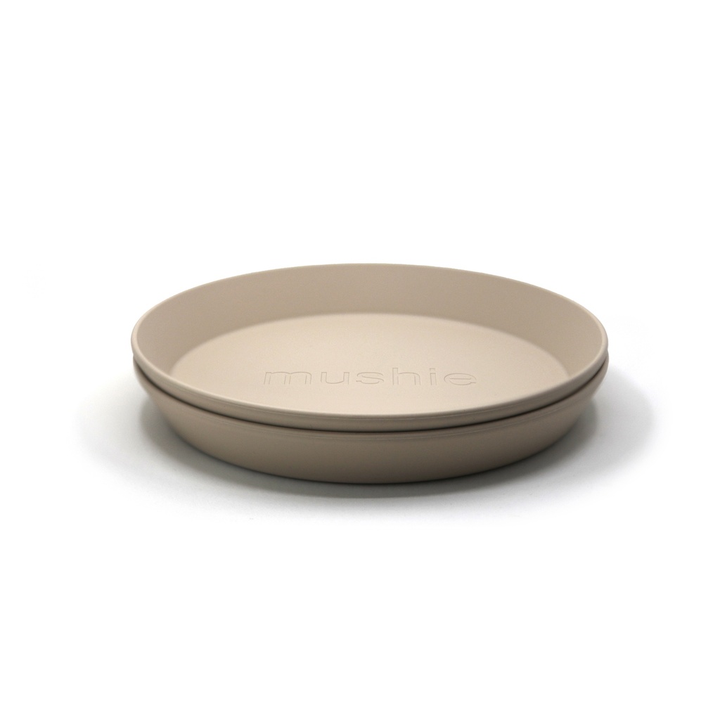 ROUND DINNERWARE PLATES MUSHIE SET OF 2