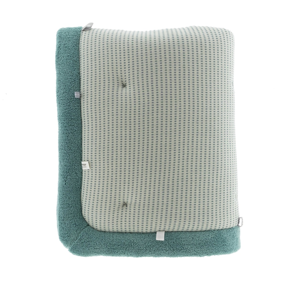 [553] GEPOLSTERTE SPIELMATTE  SNOOZEBABY (Smokey Green)