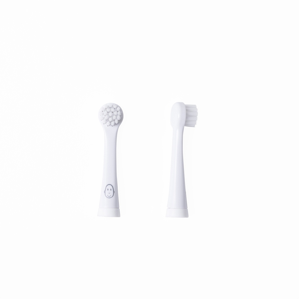 VERVANGENDE BABY SONIC ELEKTRISCHE TANDENBORSTELKOPPEN (2-PACK)