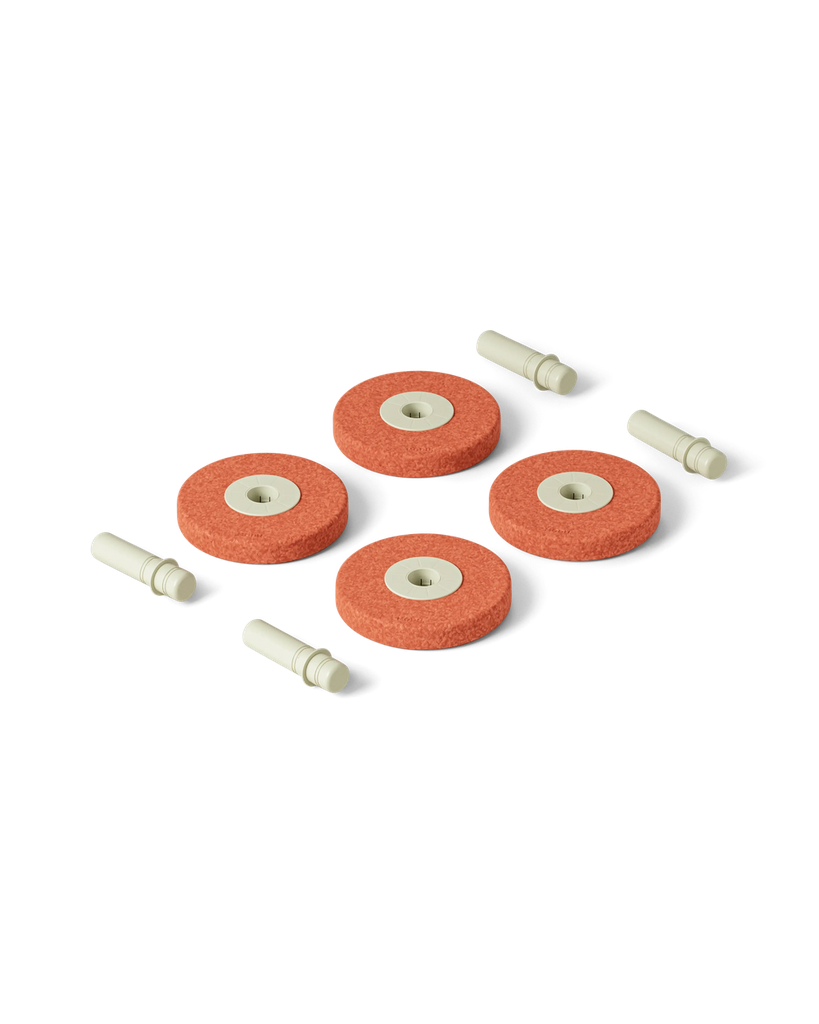 SCHUIMWIELEN EN CONNECTORPENNEN x4 MODU