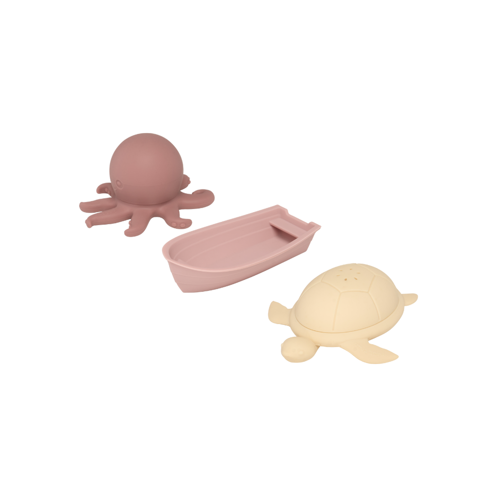 [PF002] PETIT PLOUF SET x3 JOUETS DE BAIN petit truc (SAND)