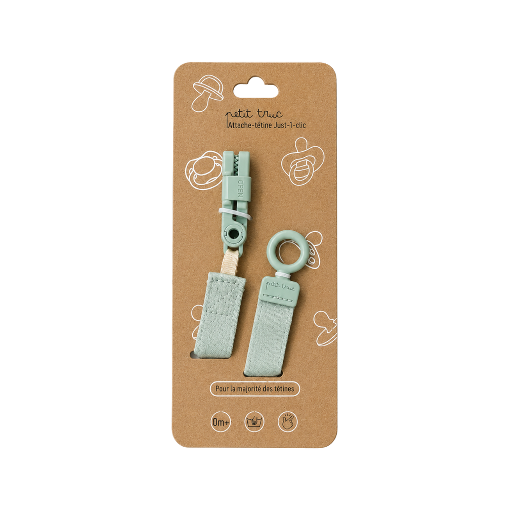 [AT003] ATTACHE TETINE JUST-1-CLIC PETIT TRUC (AVOCADO)