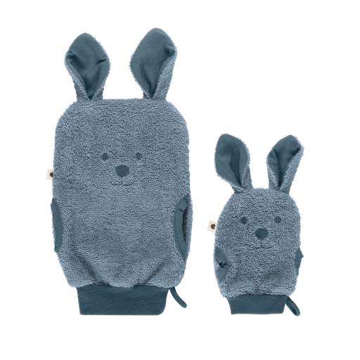 SET X2 GANTS DE TOILETTE BIBS