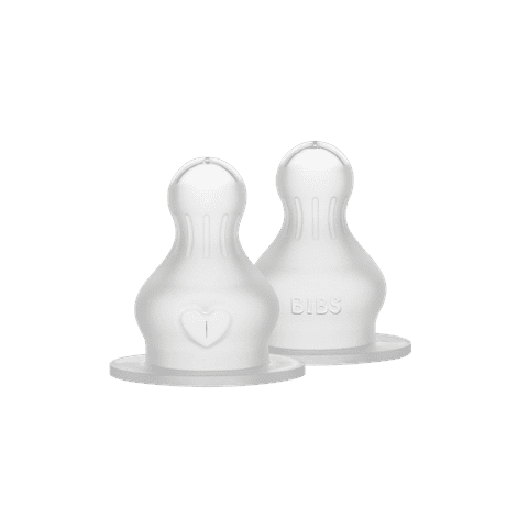 SILICONE 2XPACK BIBS NIPPLES