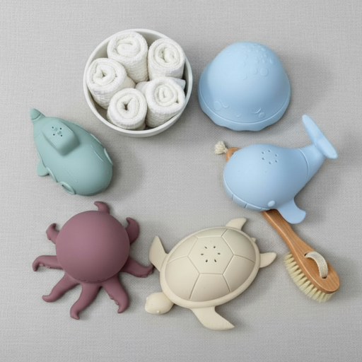 PETIT PLOUF SET x3 JOUETS DE BAIN petit truc