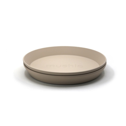 ROUND DINNERWARE PLATES MUSHIE SET OF 2