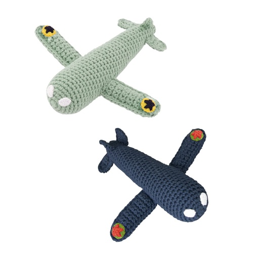 CROCHET RATTLE AIRPLANE CROCHET
